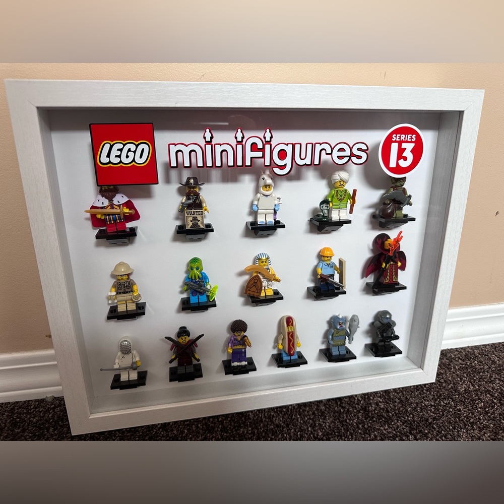 Lego Collectible Minifigures - Series 13 Complete with Frame